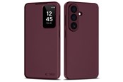 Handys - Cover & Cases - Tech-Protect Smart Wallet Case for Samsung Galaxy S26 - Burgundy - 5906302390489