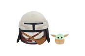Plush - Squishmallows 30 cm Mandalorian and 9 cm Grogu - 270560