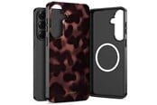 Handys - Cover & Cases - Tech-Protect Lamano MagSafe Case for Samsung Galaxy S26 - Brown and Black - 5906302390656