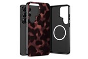 Handys - Cover & Cases - Tech-Protect Lamano MagSafe Case for Samsung Galaxy S26 Ultra - Brown and Black - 5906302390670