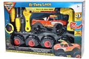 Spielzeugauto - Monster Jam Mechanix 1:18 Build N ReBuild  El Toro - 5004586