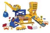 Spielzeugauto - Junior Driver Construction Play Set 40pcs with 2 c - 507218
