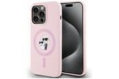 Handys - Cover & Cases - Karl Lagerfeld Silicone Karl&Choupette MagSafe Case for iPhone 14 Pro Max - Pink - 3666339254452