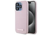 Handys - Cover & Cases - Karl Lagerfeld FW Metal Plate MagSafe iPhone 15 Pro Case - Pink - 3666339255329