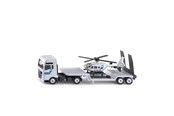Spielzeugauto - SIKU 1:87 MAN Truck With Police Helicopter - 1759