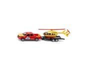 Spielzeugauto - SIKU 1:50 Nissan Navara With Helicopter - 2570
