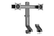 Monitorhalterung - Tripp Lite Eaton Series Dual-Display Monitor Arm with Desk Clamp and Grommet - Height Adjustable 17" to 27" Monitors - DDR1727DC