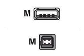 USB Kabel - Sharkoon - USB cable - USB Type B to USB - 5 m - 4044951015283