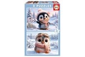 Puzzle - Educa 2X20 Cute Penguins - 20505