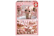 Puzzle - Educa 2X48 Sweet Unicorns - 20504