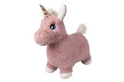 Kreativ-Spiele - Krea Hop And Bounce Plush Unicorn Rose Col. - 36-2051