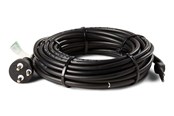 Kabel und Drähte - HEATCOM FrostSafe 13W/m Heizkabel mit Thermostat & Schutzkontaktstecker, 38 Meter - 43100380