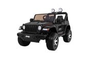 Rutscherautos und Laufräder - Jeep Wrangler Rubicon Ride-On Car 4x12V - Black - 6950240