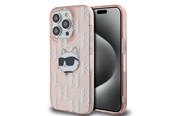 Handys - Cover & Cases - Karl Lagerfeld IML Choupette Head & Monogram case for iPhone 13 Pro Max - pink - 3666339286095