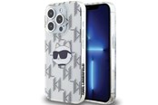 Handys - Cover & Cases - Karl Lagerfeld IML Choupette Head & Monogram case for iPhone 15 Pro - transparent - 3666339286309