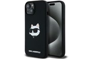 Handys - Cover & Cases - Karl Lagerfeld Silicone Choupette Head MagSafe Case for iPhone 15 Plus / 14 Plus - Black - 3666339257279