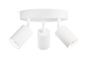 Lampen - Philips Wyatt Spot 3x5W plate WH HV - 929004801001