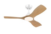 Lampen - Philips Olas Fan ceiling 42' 30W+24W WH&Wood - 929004750501
