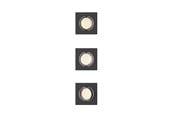 Lampen - Philips Peridot Rec Kit Sq Aj 7W BL 3pk - 929004669601