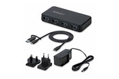 USB-Hubs - StarTech.com Startech - hub - 4 ports USB-Hubs - USB 3.2 - 4 - Schwarz - ST4300USB3V2-UE
