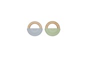 Baby Spielzeug - OYOY MINI Regenbogen-Beißring – 2er-Pack - M107541