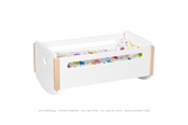 Puppen & Zubehör - Goki Wooden Doll Cradle - 51432