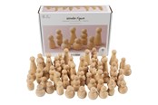 Holzspielzeug - Creativ Company Wooden Shapes 5-8cm - 90 pcs. - 544184