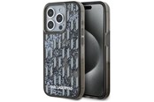 Handys - Cover & Cases - Karl Lagerfeld Liquide Glitter Monogram Gradient iPhone 15 Pro Max Case - Black - 3666339256173