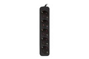 Stromkabel (Extern) - Lanberg - power strip - 2500 watt - PS0-05F-0300-BK