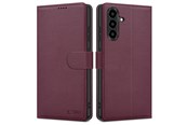 Handys - Cover & Cases - Tech-Protect Wallet Case for Samsung Galaxy A27 5G - Burgundy - 5906302392582
