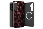 Handys - Cover & Cases - Tech-Protect Lamano MagSafe Case for Samsung Galaxy A27 5G - Brown and Black - 5906302392605