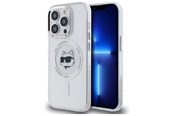 Handys - Cover & Cases - Karl Lagerfeld IML Metal Choupette Head MagSafe iPhone 13 Case - White - 3666339284121