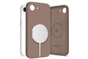 Handys - Cover & Cases - Tech-Protect Silicone MagSafe Case for iPhone 16e / 17e - Brown - 5906302392780