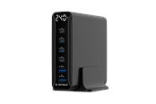 Handys - Adapter und Ladegeräte - Gembird 6-port 240 W GaN USB fast charger black - TA-UC-2A4C-PD240-01-BK