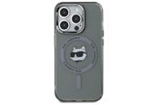 Handys - Cover & Cases - Karl Lagerfeld KLHMP15XHLSCHK iPhone 15 Pro Max 6.7" black/black hardcase IML Metal Choupette Head MagSafe - 3666339284633