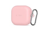 Handys - Cover & Cases - Tech-Protect Silicone Hook Case for Samsung Galaxy Buds 4 / 4 Pro - Pink - 5906302392896