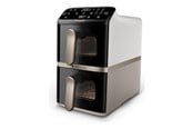 Andere Küchengeräte - Philips 4000 Series NA462 - double hot air fryer - silk beige/white - NA462/80