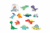 Baby Spielzeug - Edushape Dinosaur sjov til badet 13 dele - 19073