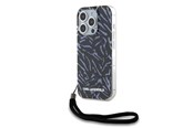 Handys - Cover & Cases - Karl Lagerfeld Zebra With Cord iPhone 15 Pro Max Case - Purple - 3666339287436