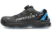 Sicherheitsausrüstung & Arbeitskleidung - AIRTOX TX11 Sicherheitsschuhe TX11 TransAm, Whitelayer Nageldurchtrittschutz, PRO smart lacing, schwarz/blau - Str. 40 - TX11_40