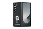Handys - Cover & Cases - Karl Lagerfeld Saffiano Ikonik Pin Case for Samsung Galaxy Z Fold 6 - Black - 3666339322588