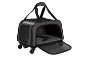Hunde - Zolux Nomad – wheeled pet carrier for dogs and cats – 47×32×27 cm - 3336024030776