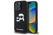 Handys - Cover & Cases - Karl Lagerfeld Silicone Case Heads Print MagSafe for iPhone 16 Pro Max - Black - 3666339319557