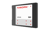 SSD - SANDISK 520 SSD - 4TB - 2.5" - SATA-600 - SDSS51400TAB-000G0