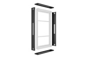 Wandhalterungen, AV-Halterungen & AV-Möbel - Multibrackets M mounting kit - for digital signage display - frame 100% anti-corrosion anti-theft - black - Max 63 kg - recommended for 49" - 7340234812936
