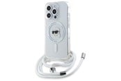 Handys - Cover & Cases - Karl Lagerfeld Crossbody IML Karl Head Magsafe Case for iPhone 16 Pro Max - Clear - 3666339320553