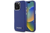 Handys - Cover & Cases - Karl Lagerfeld FW Metal Plate MagSafe iPhone 16 Pro Max Case - Blue - 3666339318994