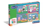 Puzzle - Clementoni Puslespil 4-i-1 Peppa Pig Boden - 21751