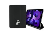 Tablets - Cover & Case - Karl Lagerfeld Saffiano Magnetic Karl & Choupette iPad Air 11" 2024 Book Cover Case - Black - 3666339388041