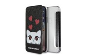 Handys - Cover & Cases - Karl Lagerfeld Valentine iPhone X/Xs Case - Black - 3700740413647